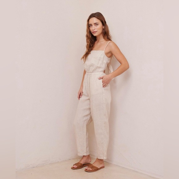 Bella Dahl Pants - 100% Linen jumpsuit-excellent condition, worn only once.